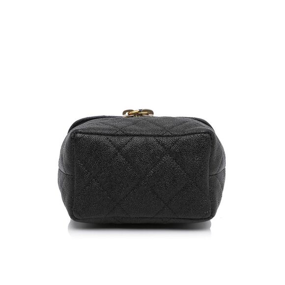 Pre Loved Chanel Mini Vanity Case Women Black Messenger Bags - Picture 5 of 8